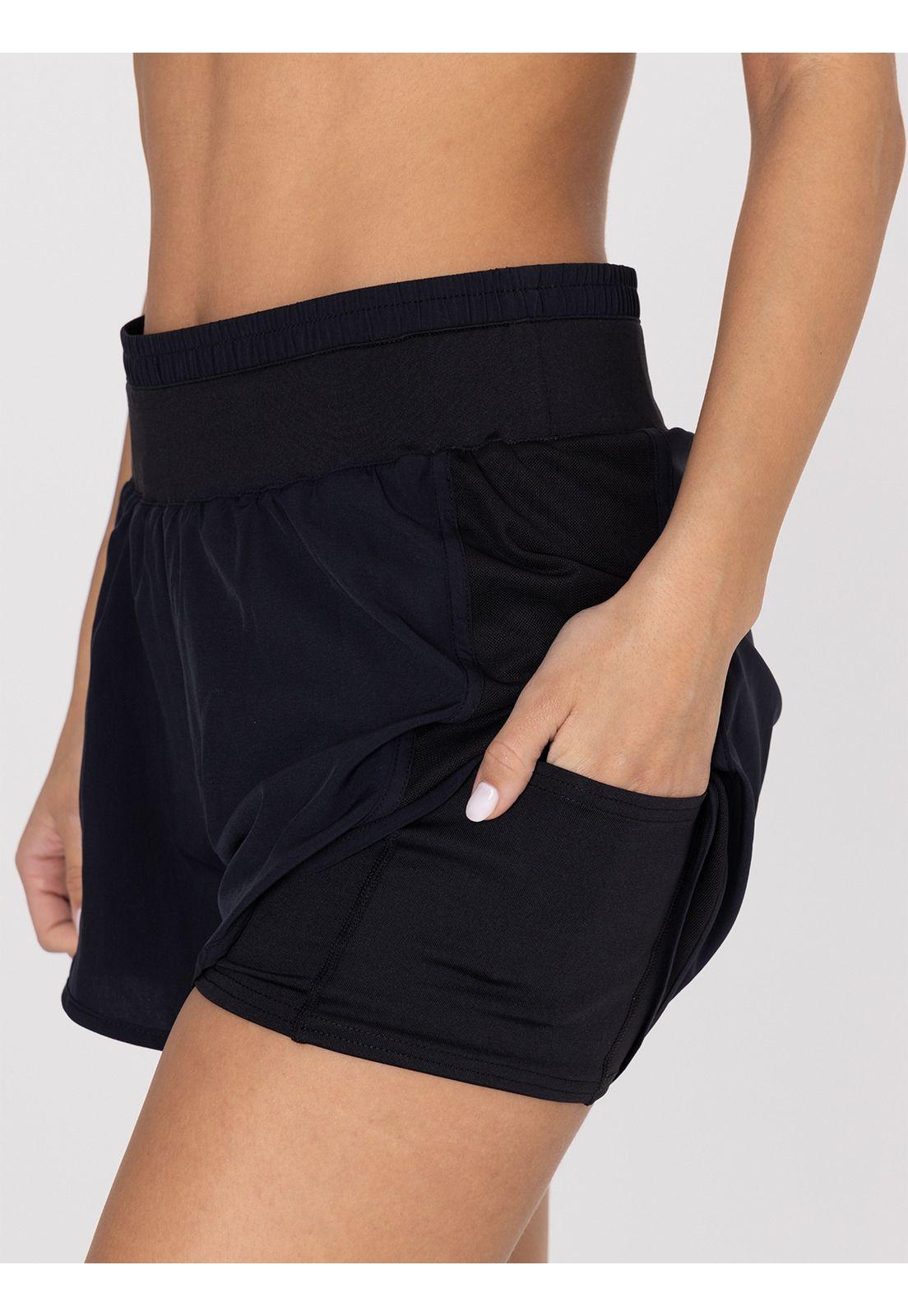 Short deportivo Mujer Enia Negro -4