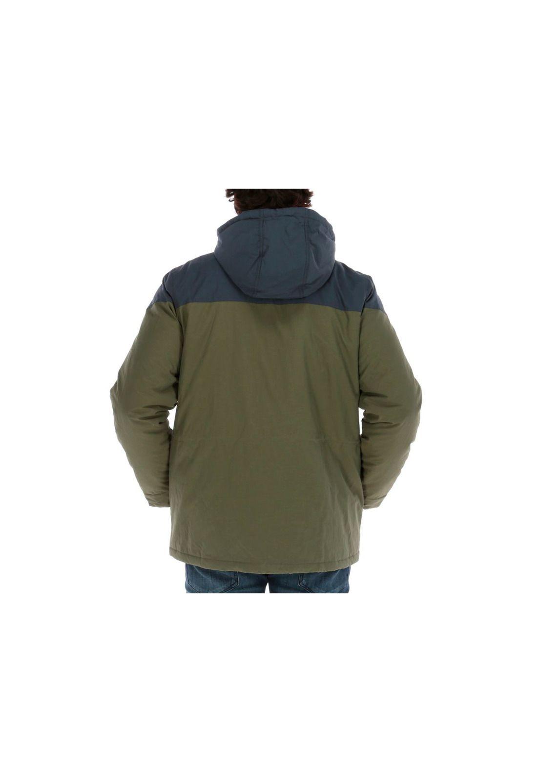 Chaqueta Beartooth Colorblocked Parka Verde-2