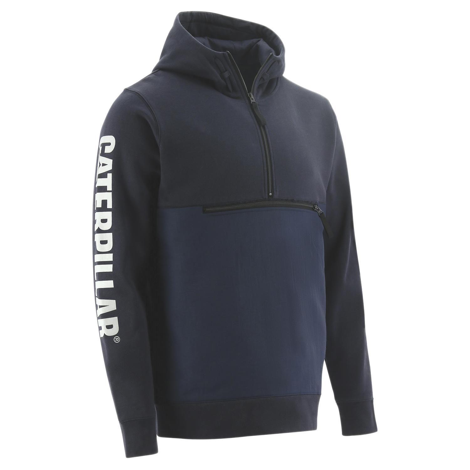 Polerón Hombre Stillwater 1/4 Zip H Azul Marino-0