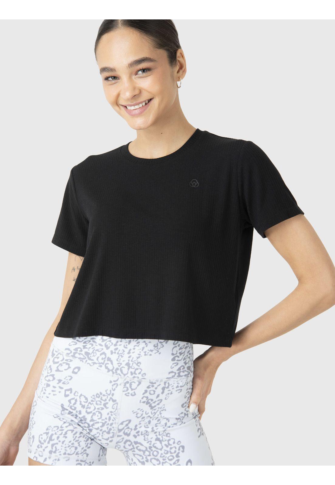 Polera Manga Corta Mujer Basic Zia II Negro-0