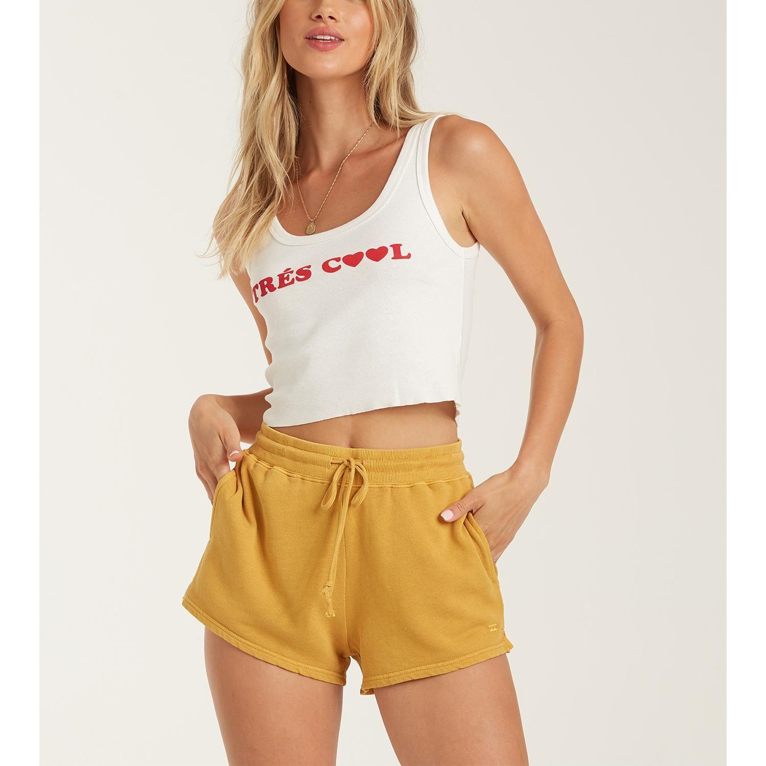 Short  Gold Coast Mostaza Mujer-0