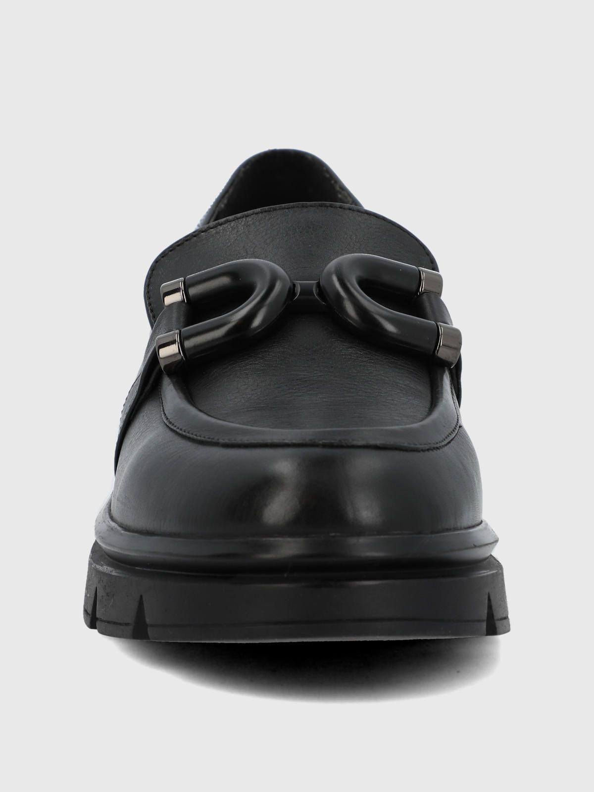 Mocasin Escolar Cuero Niña Lucy Negro-3