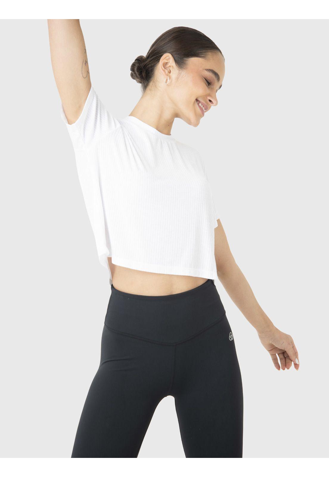 Polera Manga Corta Mujer Basic Zia II Blanco-1