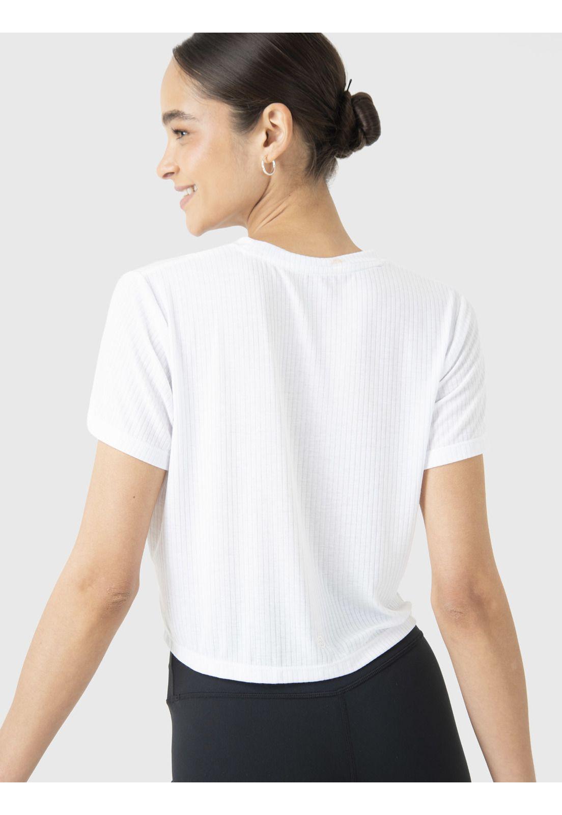 Polera Manga Corta Mujer Basic Zia II Blanco-3
