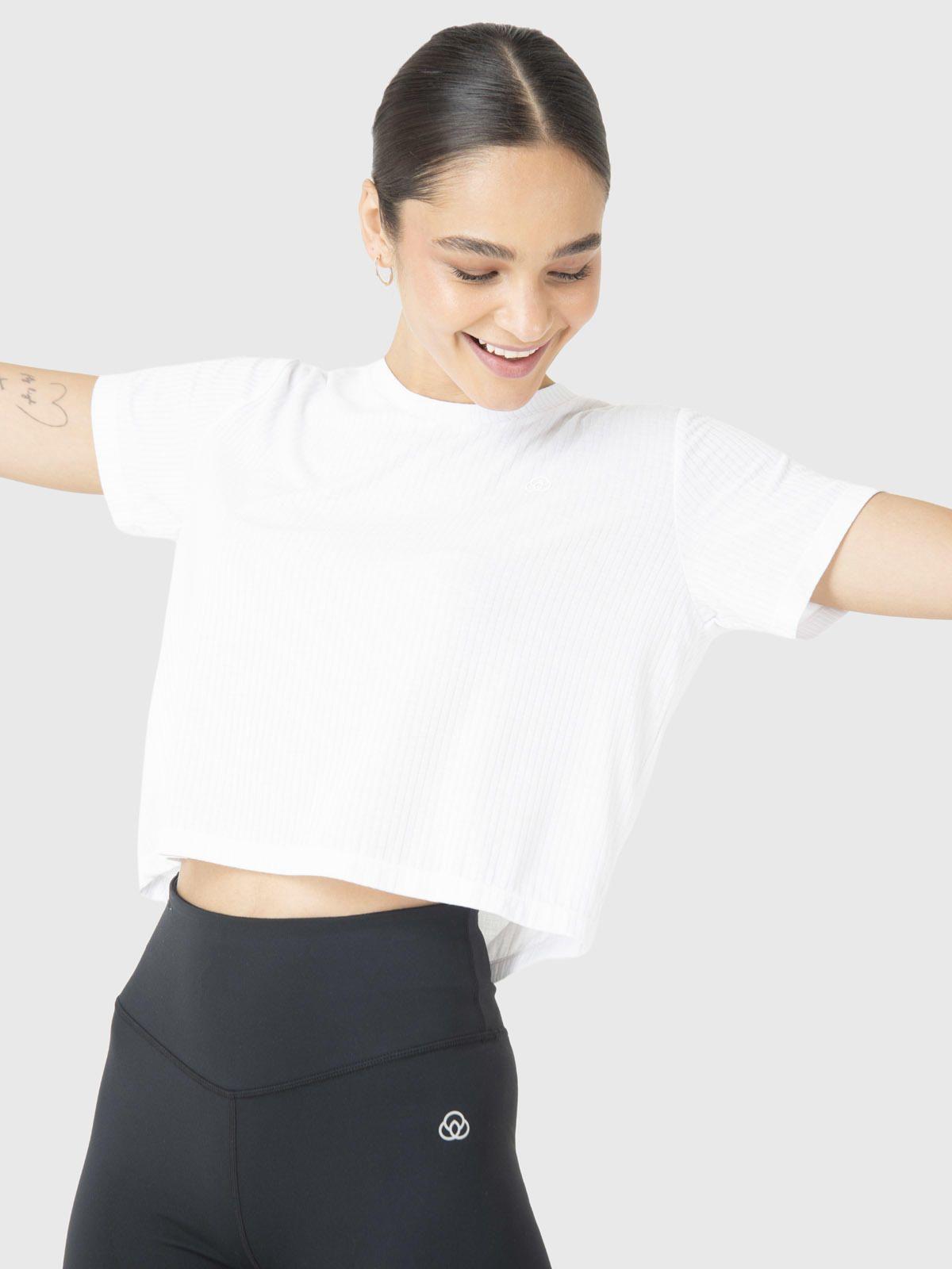 Polera Manga Corta Mujer Basic Zia II Blanco-0