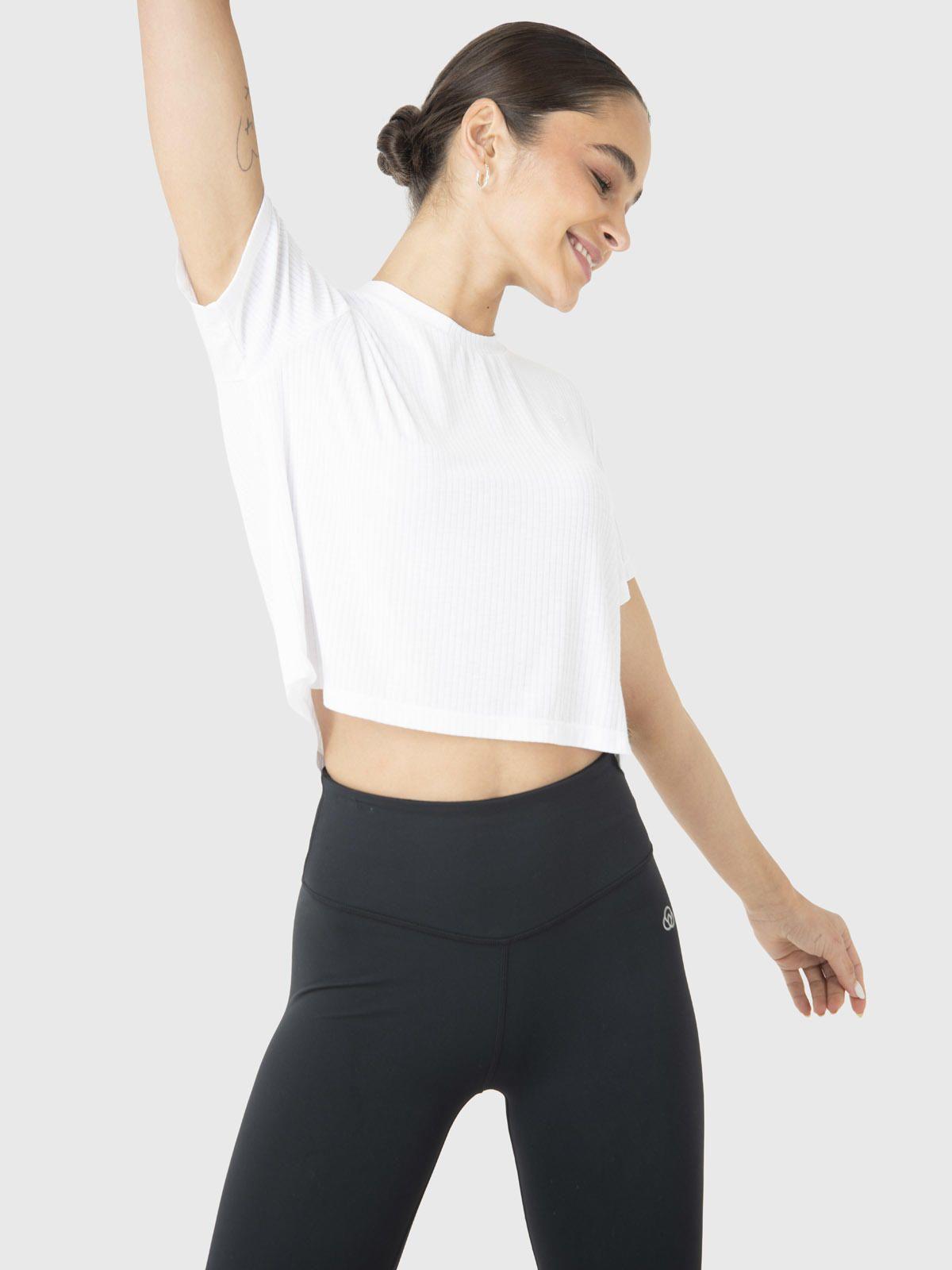 Polera Manga Corta Mujer Basic Zia II Blanco-1