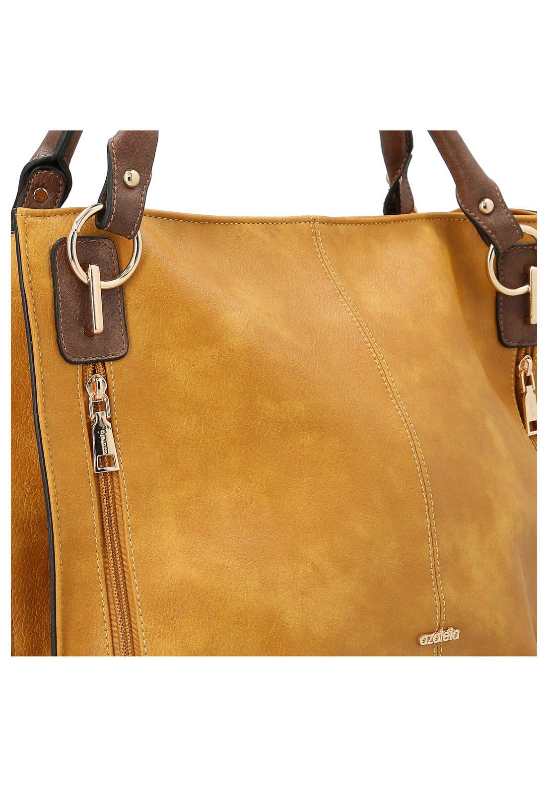 Cartera Mujer Carol Mostaza-3