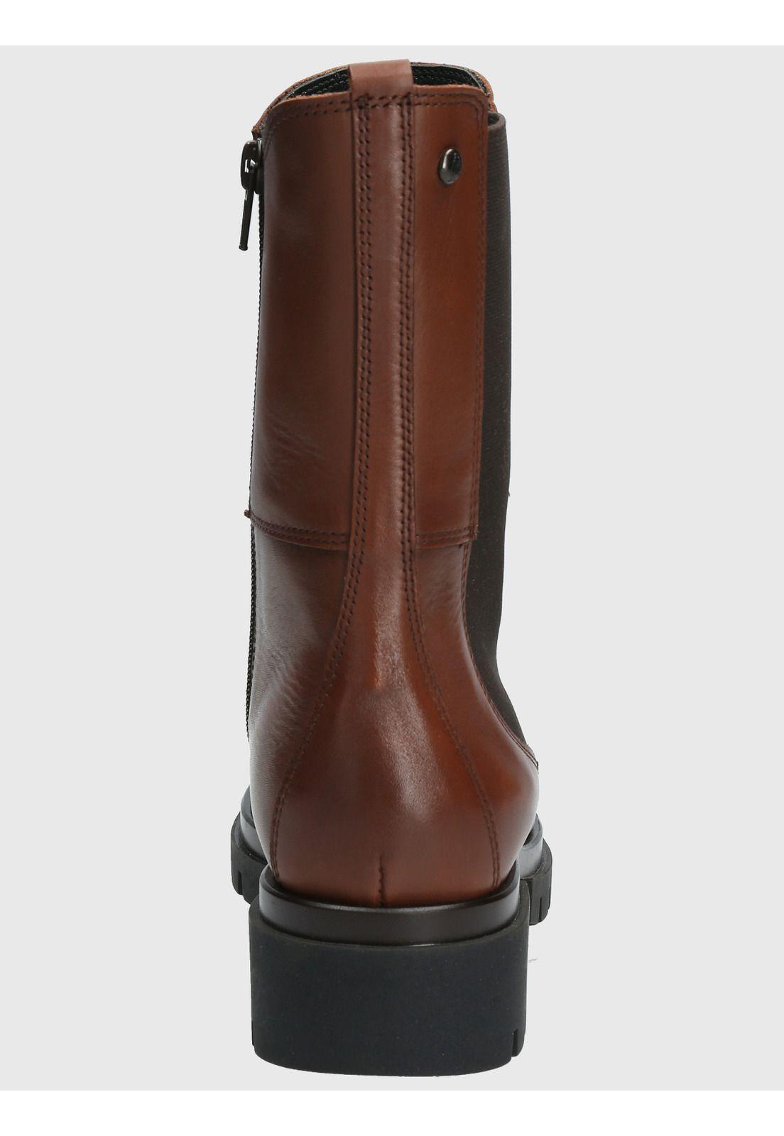 Bota Cuero Mujer Fetter Café-6