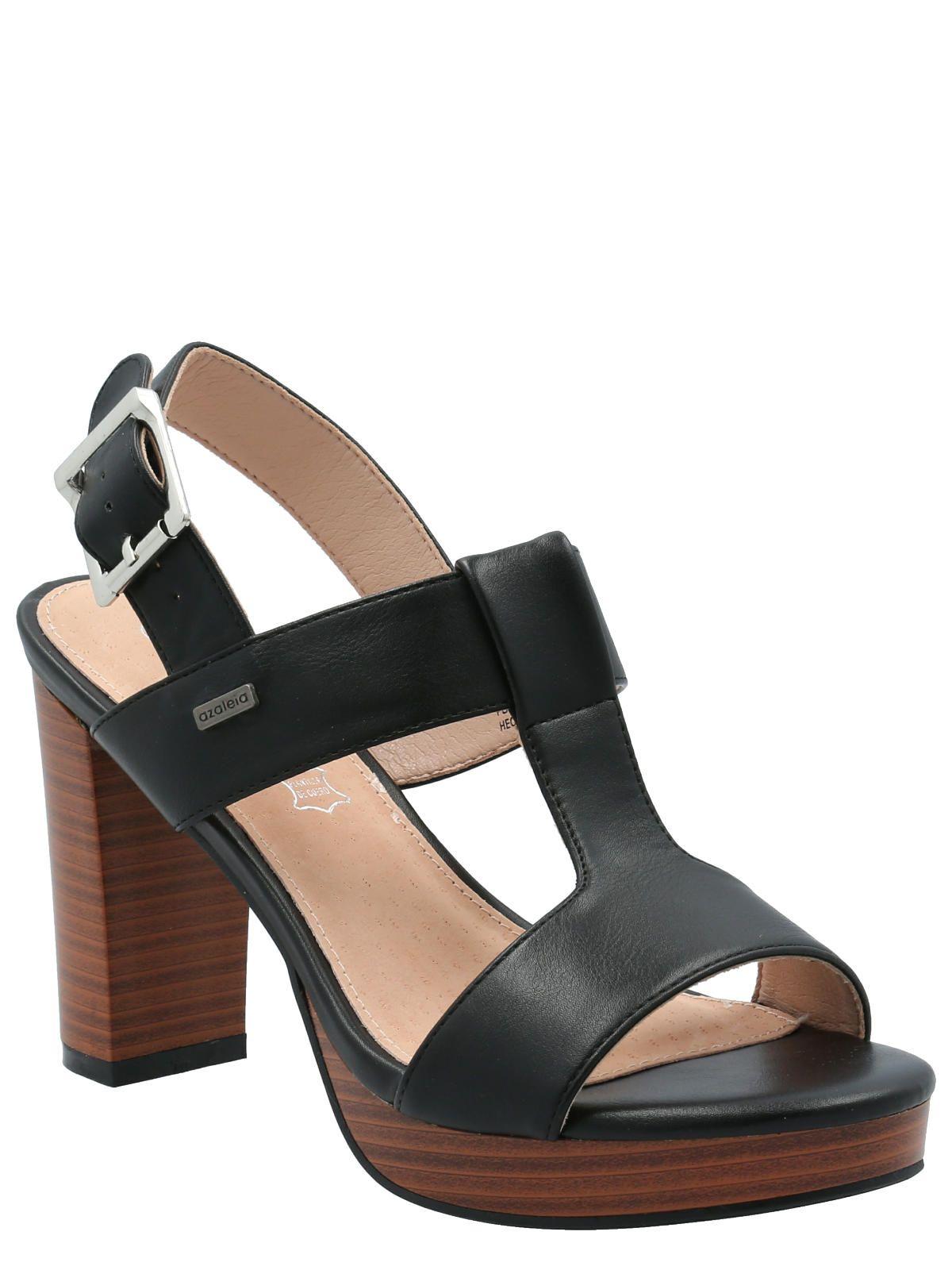 Sandalia Negra Mujer Luciano -0