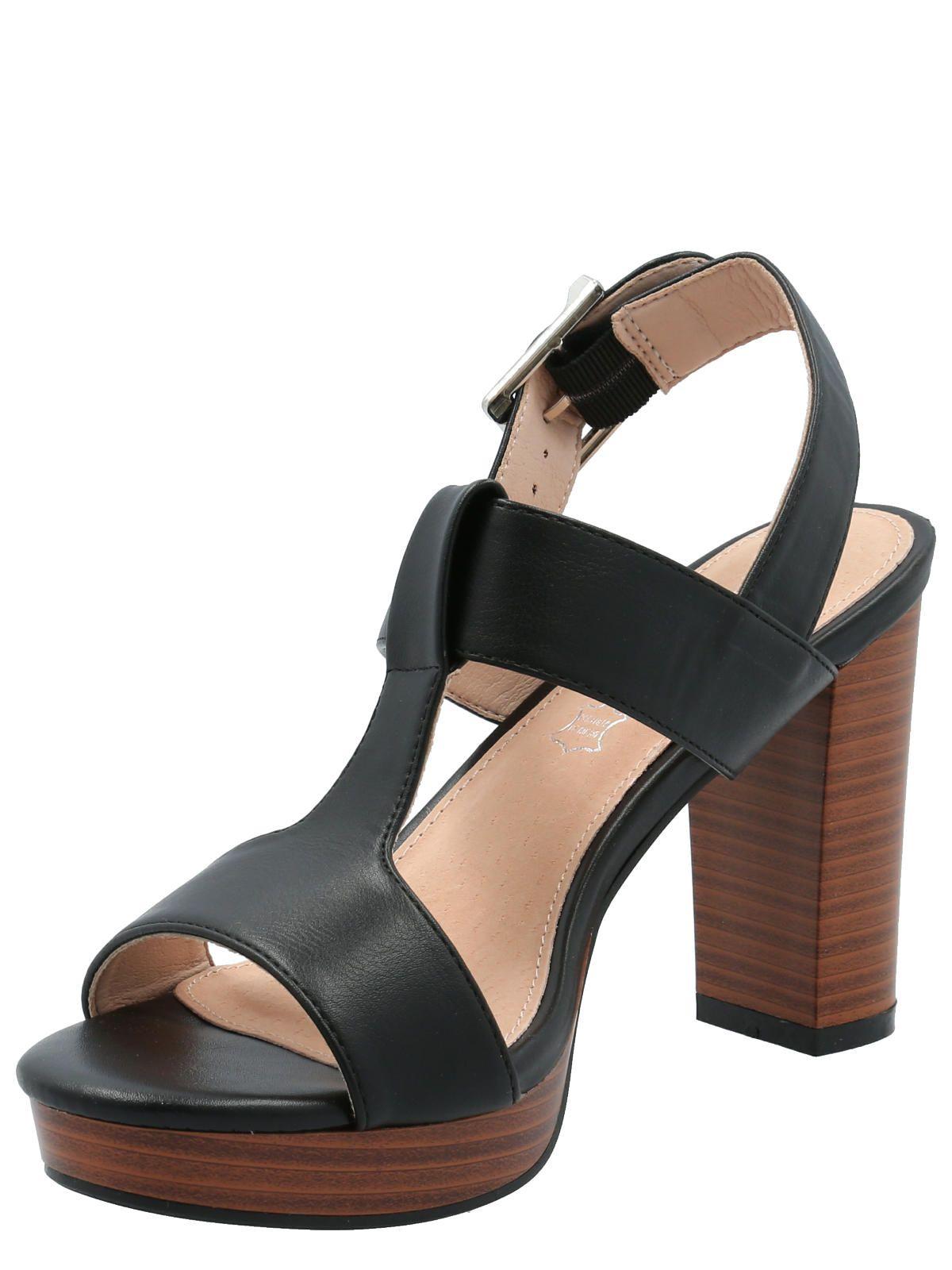 Sandalia Negra Mujer Luciano -4