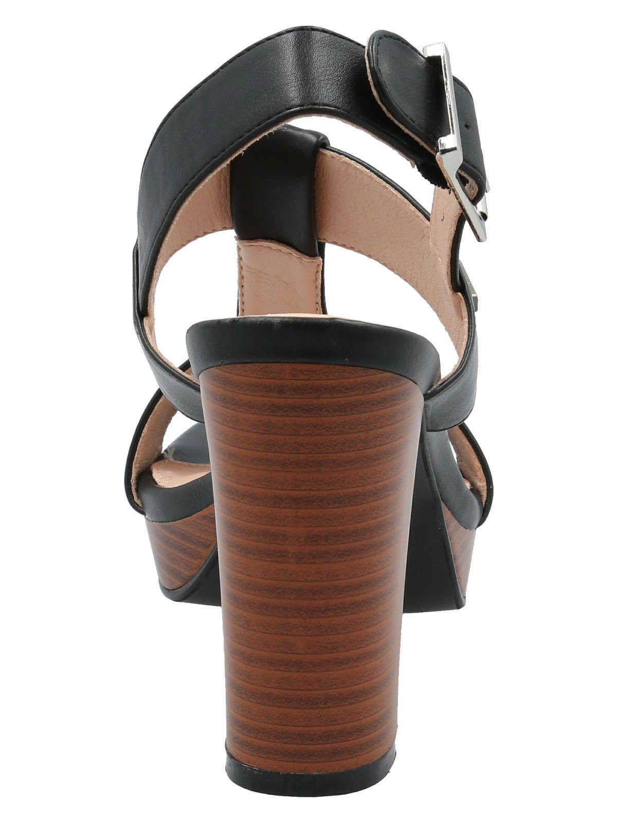 Sandalia Negra Mujer Luciano -6