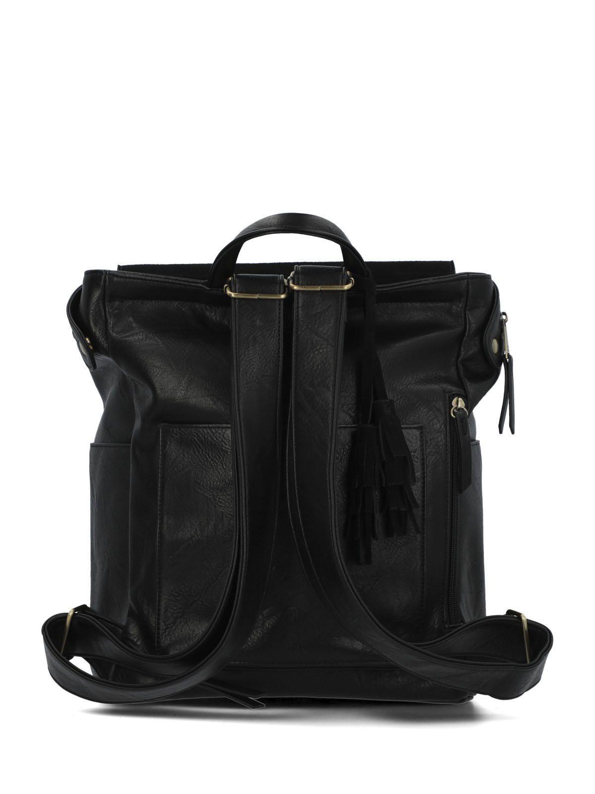 Mochila Ecocuero Mujer Lia Back Negro-2