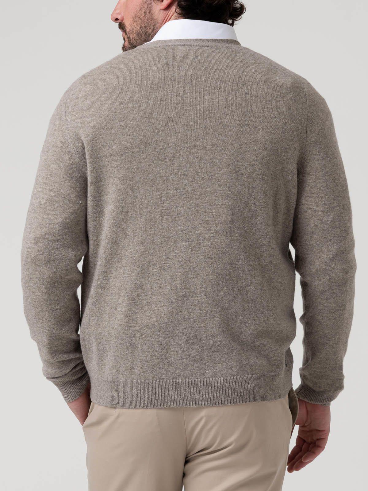 Sweater Cashemira Hombre Cash.But Gris claro-5