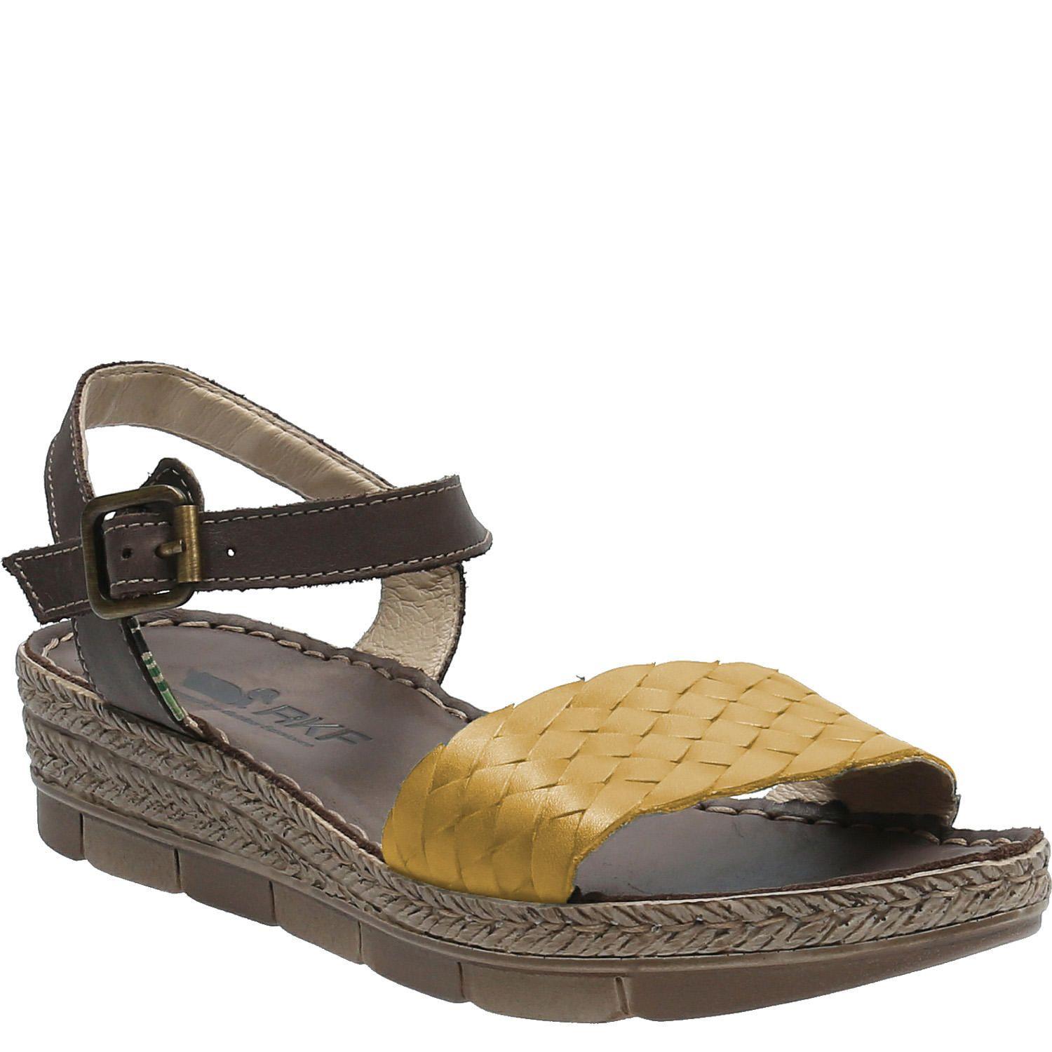 Sandalia Mujer Kilda Amarillo-1