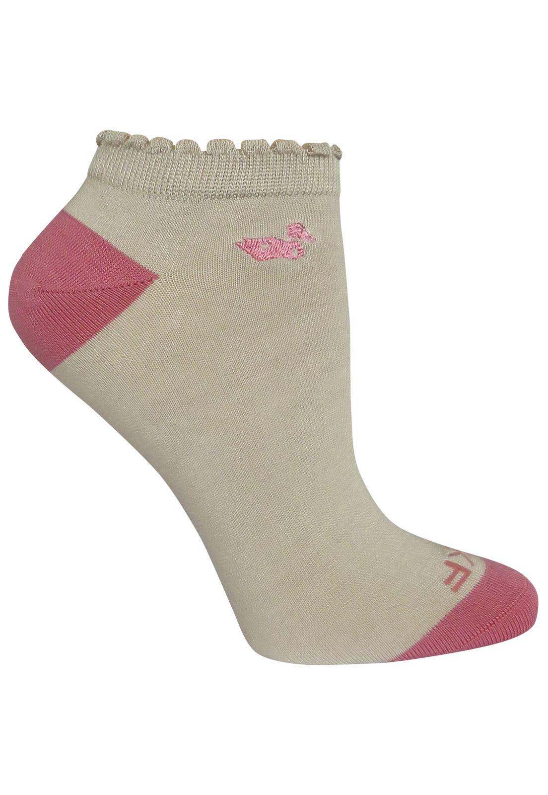 Calcetin Bambú Mujer Base Crema Rockford-0