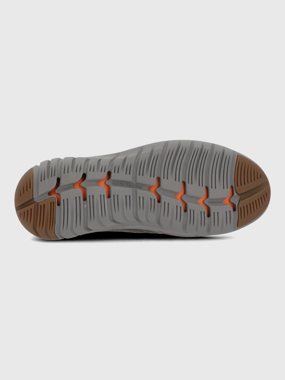 Slip On Cuero Hombre Smart Slop Grey-7