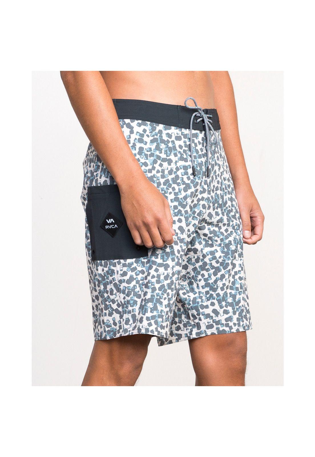 Traje de baño Hombre Poliéster Barrow Trunk Masculino RVCA-1