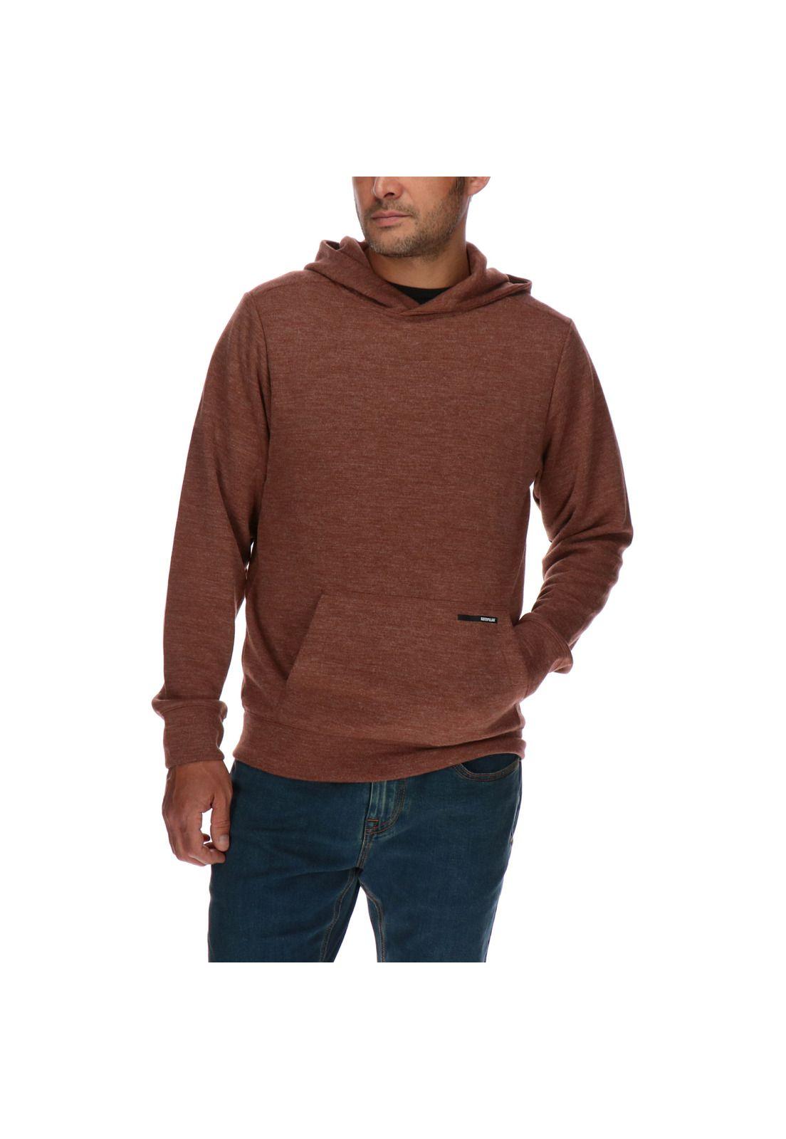 Poleron Gravity Pullover Hoodie Café-0