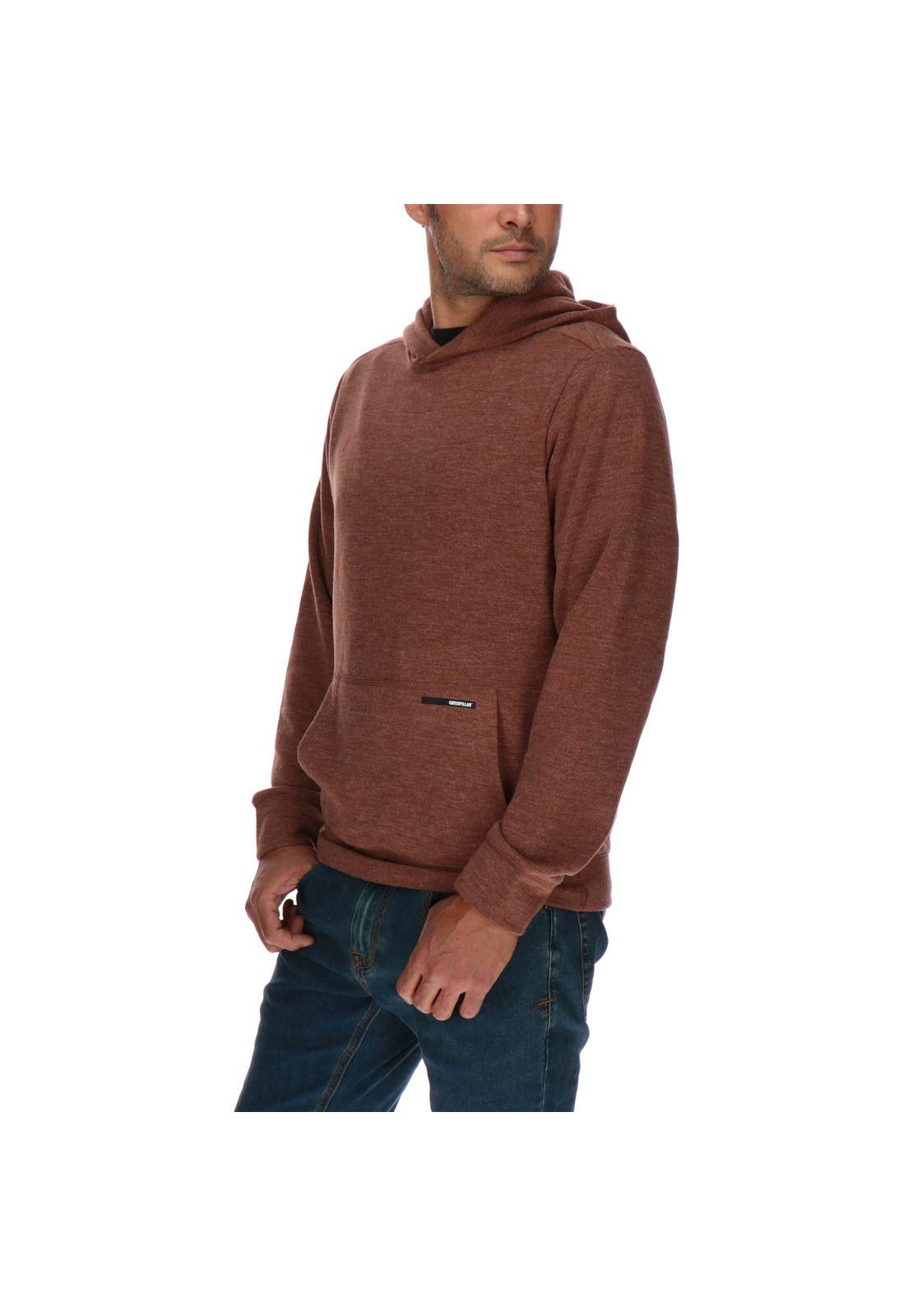 Poleron Gravity Pullover Hoodie Café-1