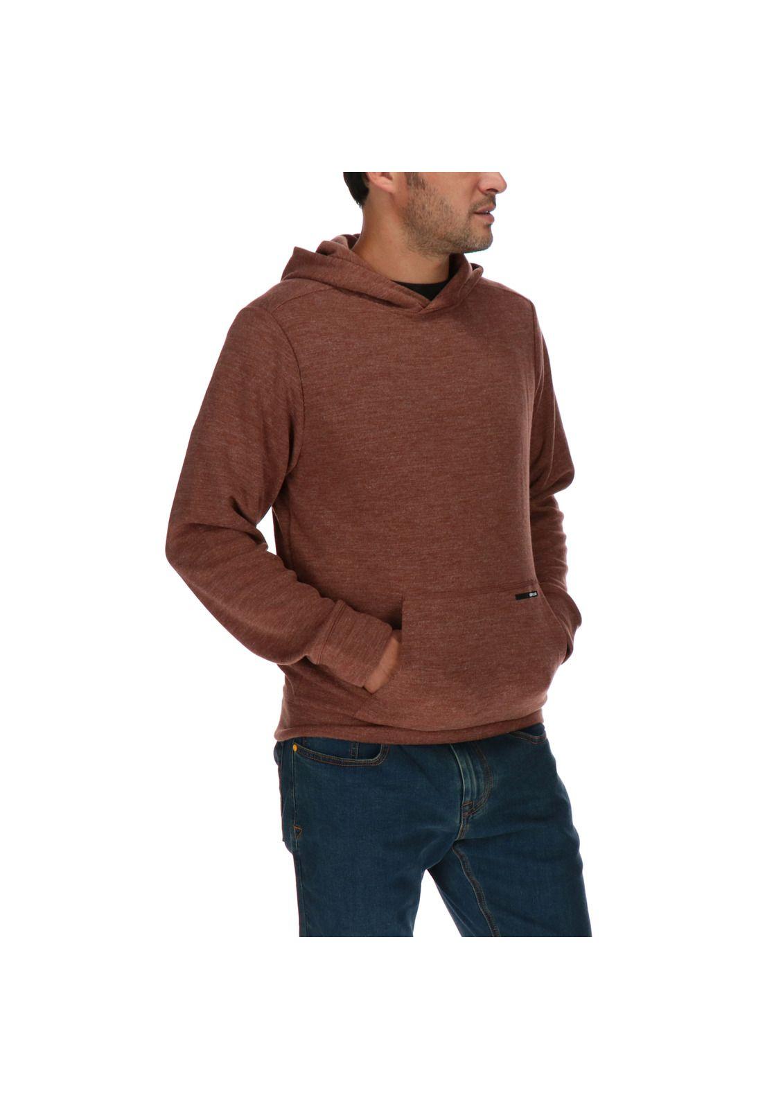 Poleron Gravity Pullover Hoodie Café-3
