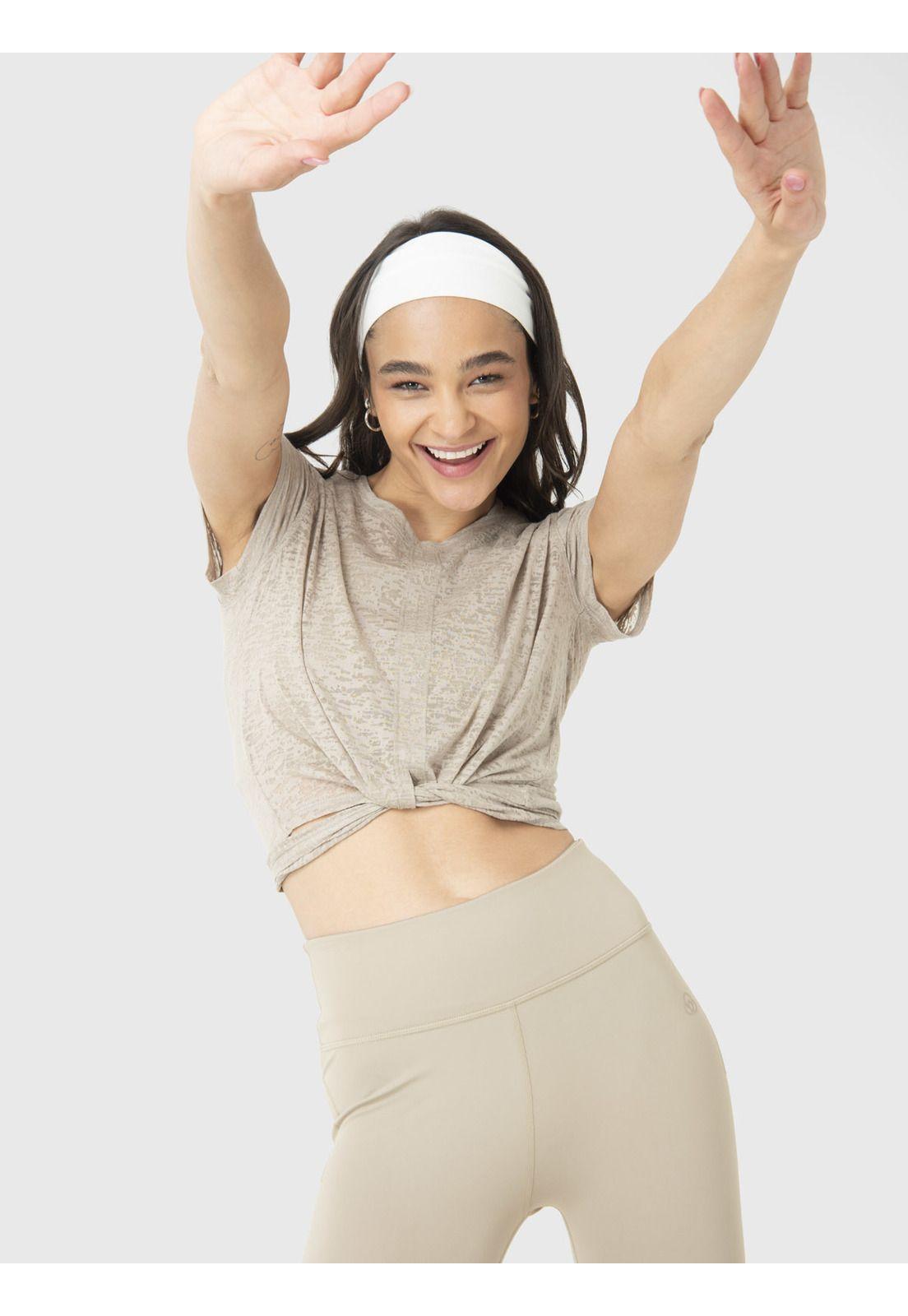 Polera Manga Corta Mujer Luna Beige-0