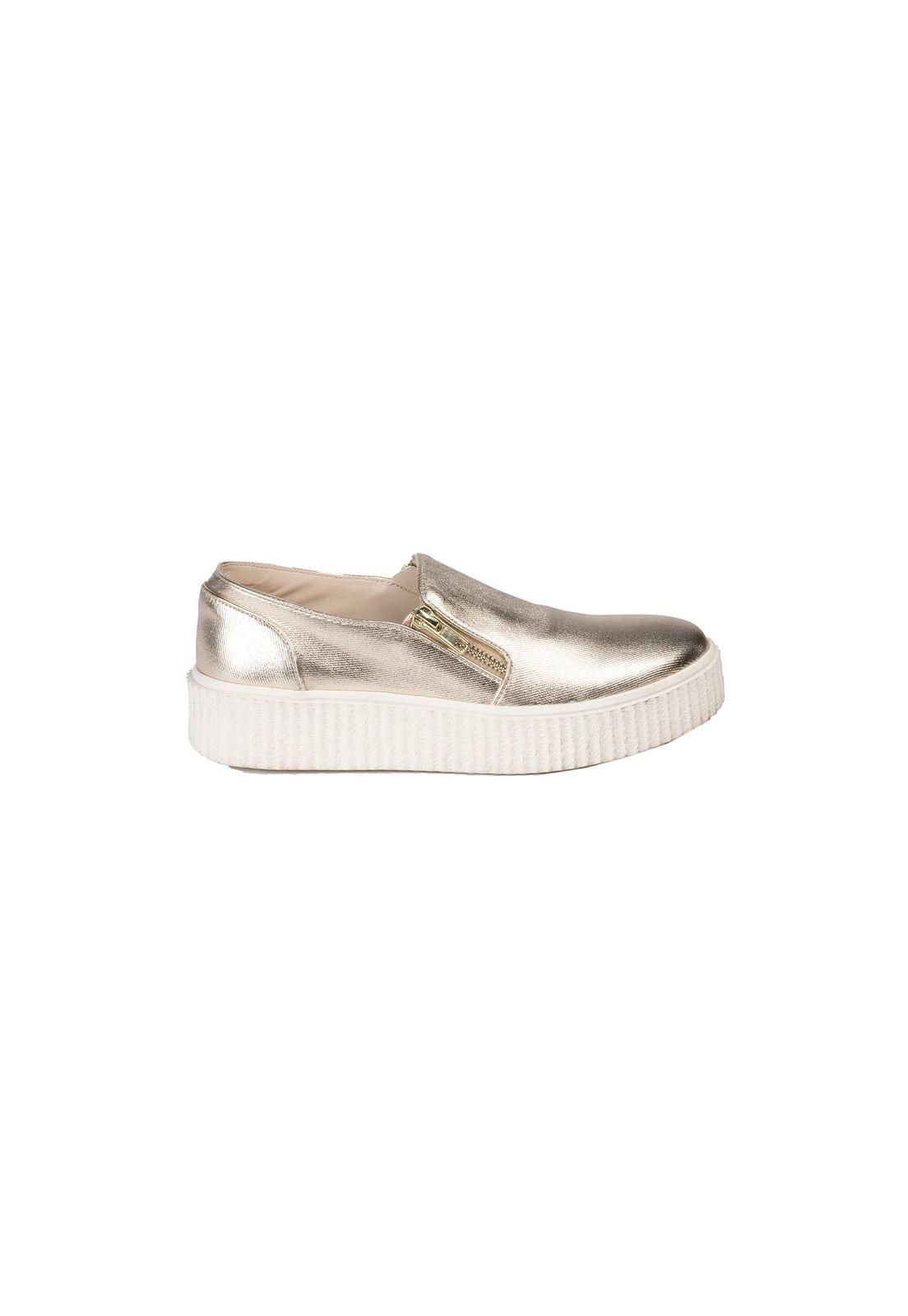 Zapatilla Abi Verano Dorado-0