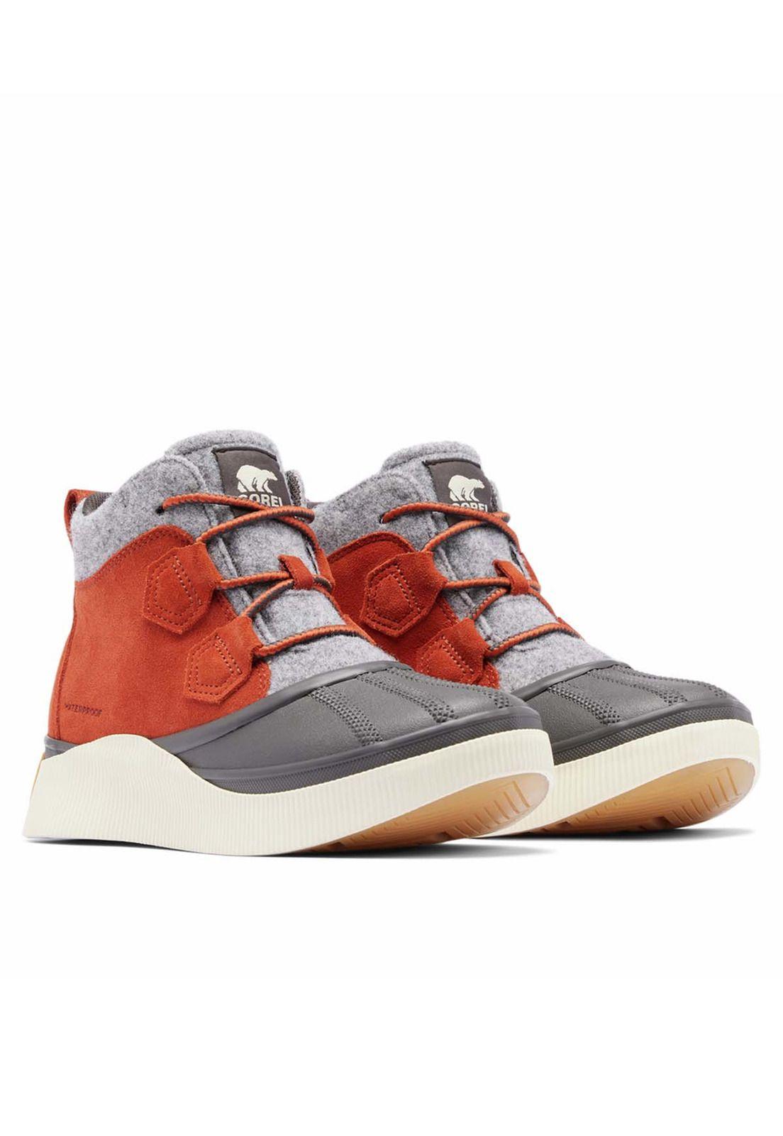Bota Textil Out N About Iv Class Naranja Oscuro Mujer-1