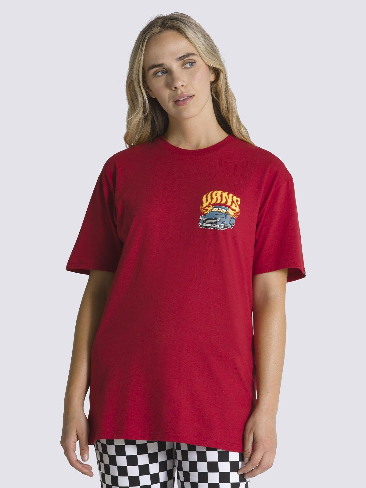 Polera Manga Corta Running On Empty Ss Rojo Unisex-3
