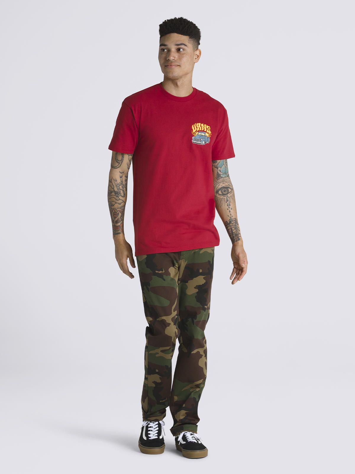 Polera Manga Corta Running On Empty Ss Rojo Unisex-5