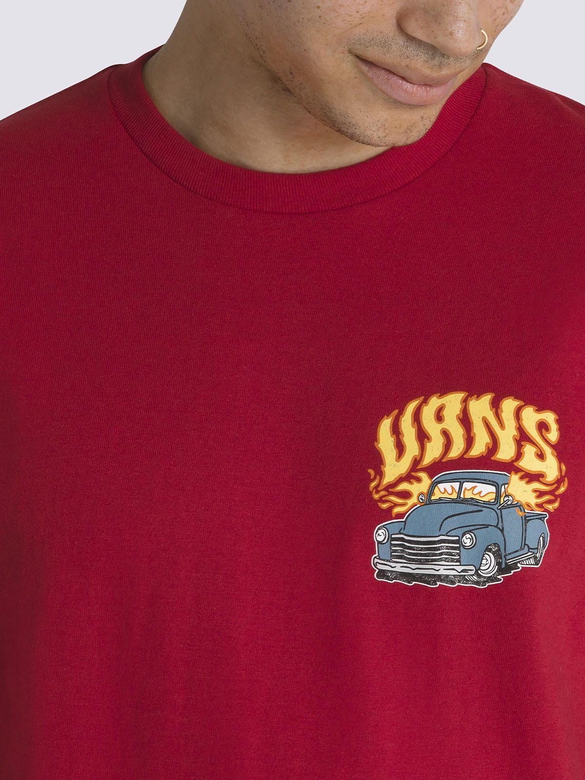 Polera Manga Corta Running On Empty Ss Rojo Unisex-6