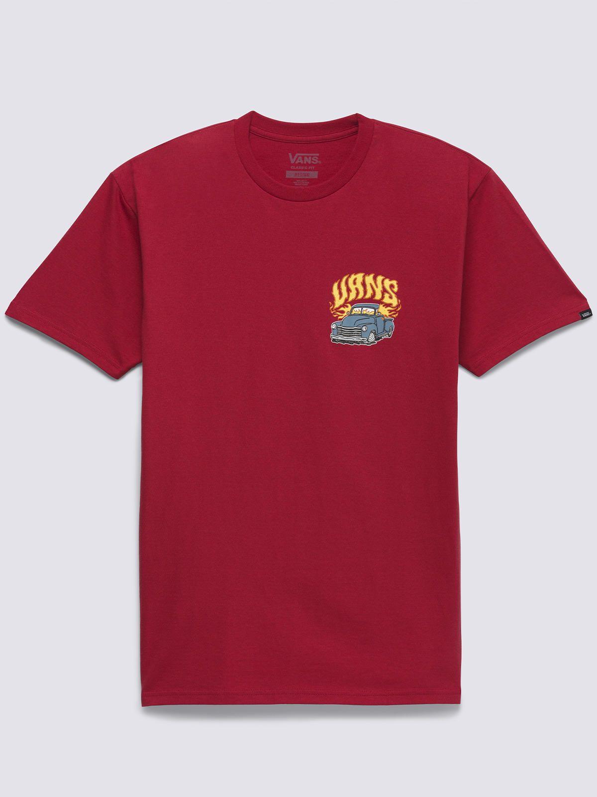 Polera Manga Corta Running On Empty Ss Rojo Unisex-7