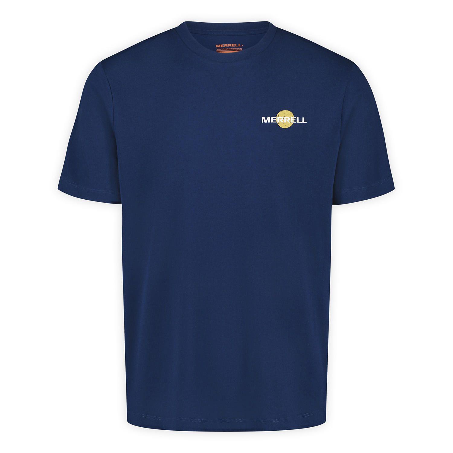 Polera M/C Hombre Sierra Redwood Azul-0