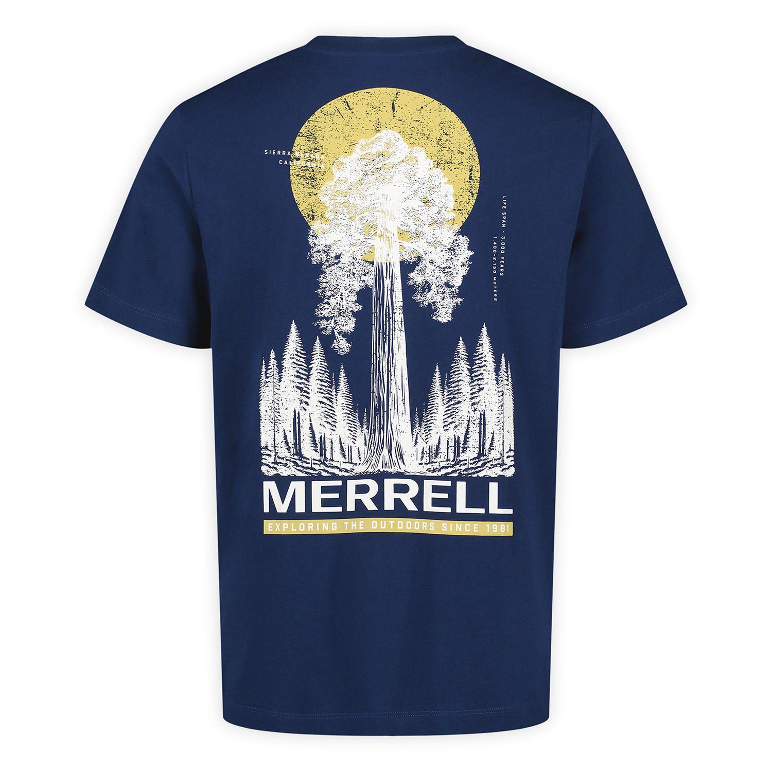 Polera M/C Hombre Sierra Redwood Azul-1