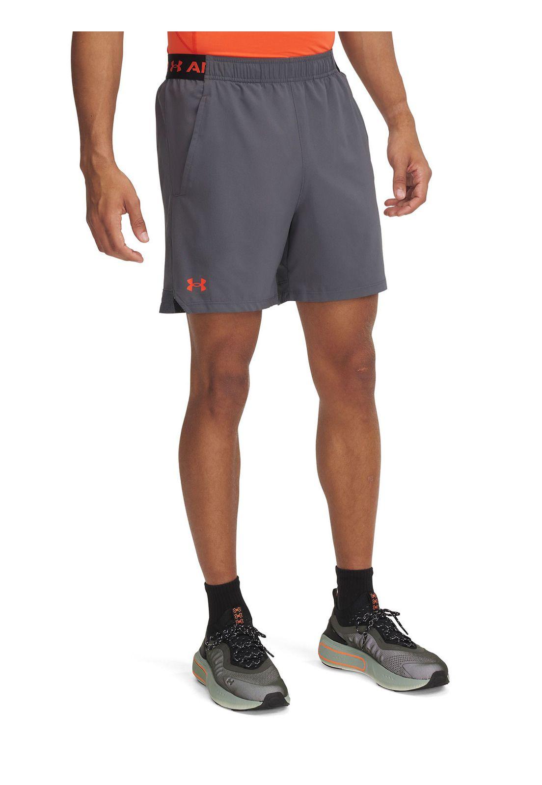 Shorts UA Vanish Woven Para Hombre Gris-0