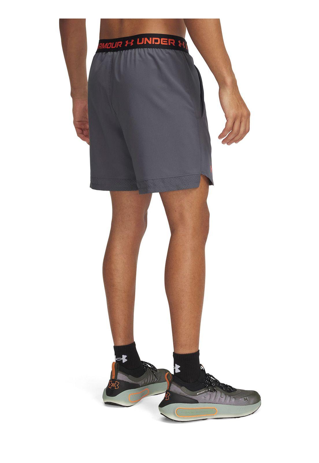 Shorts UA Vanish Woven Para Hombre Gris-1