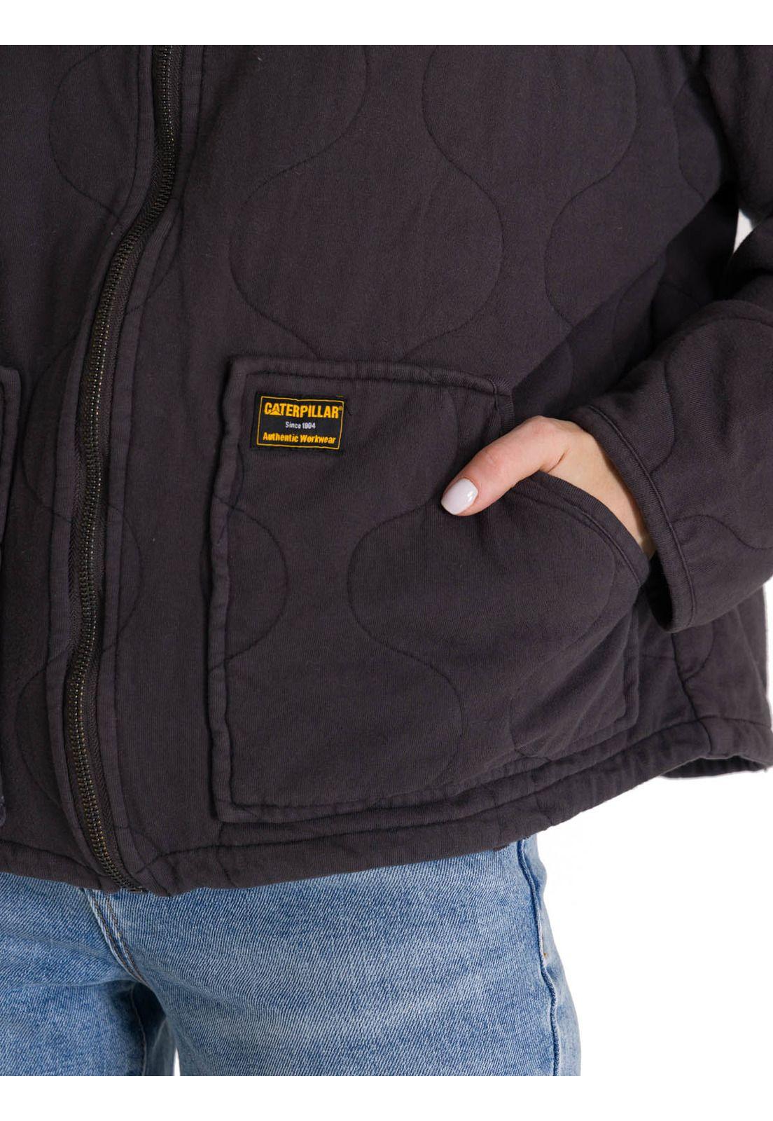 Chaqueta Mujer Cozy Quilted Oversized Azul-5