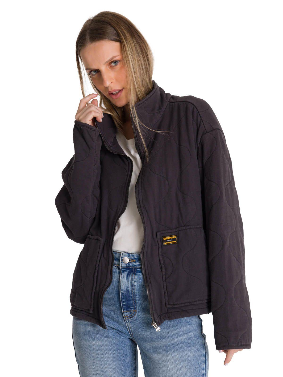 Chaqueta Mujer Cozy Quilted Oversized Azul-0