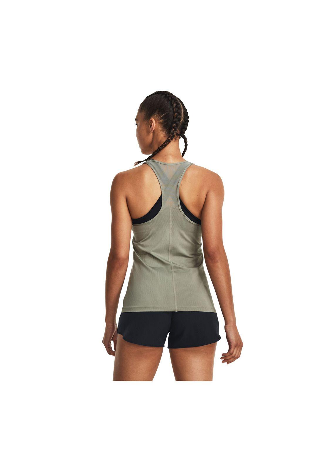 Polera HeatGear®mujer Verde-4