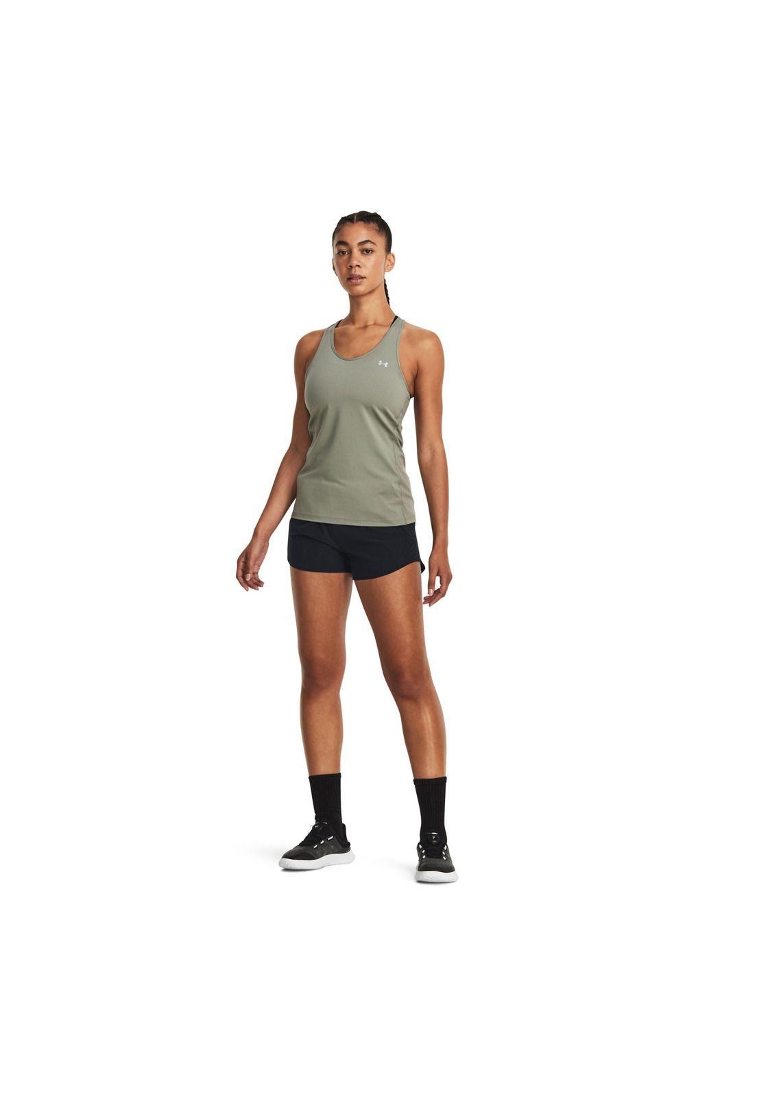 Polera HeatGear®mujer Verde-5