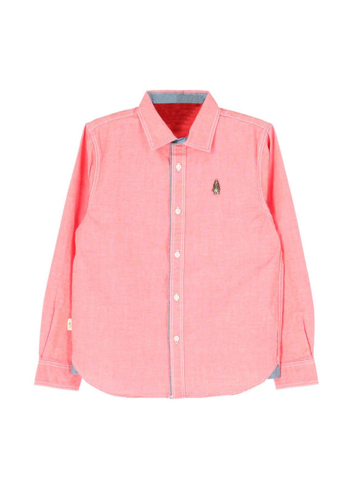 Camisa Algodon Oxford Red-0