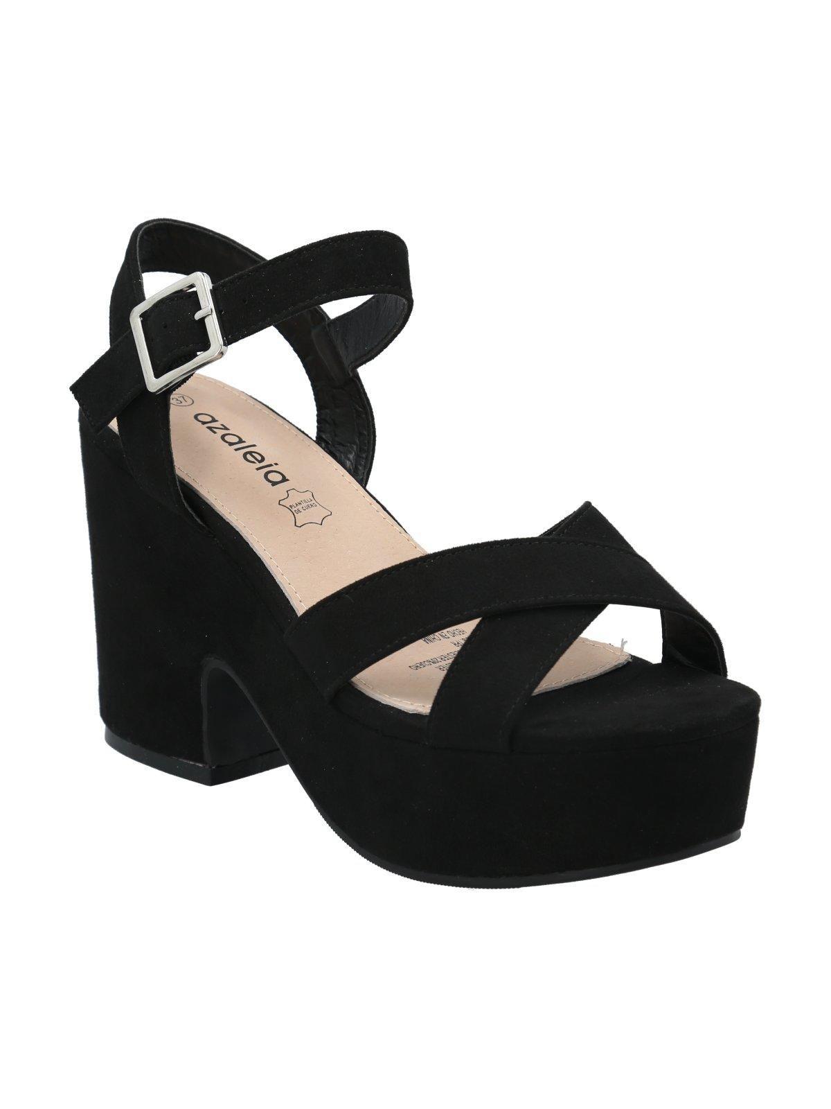 Sandalia Mujer Levana Negro-0