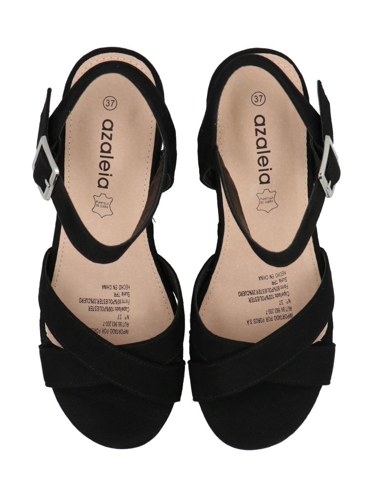 Sandalia Mujer Levana Negro-7