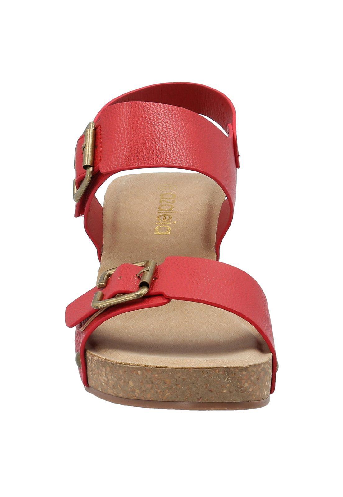 Sandalia Mujer Greider Rojo-2