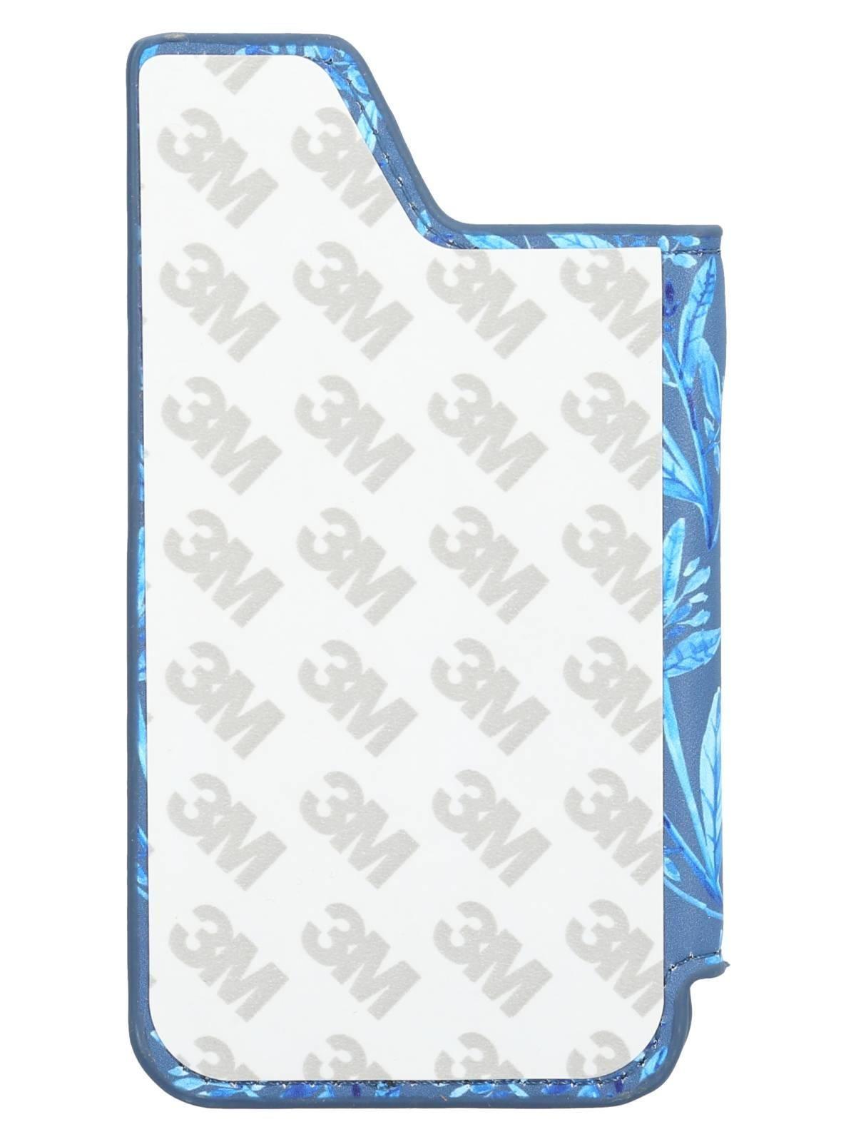 Tarjetero  Phone Card Leaf Mujer Azul-2