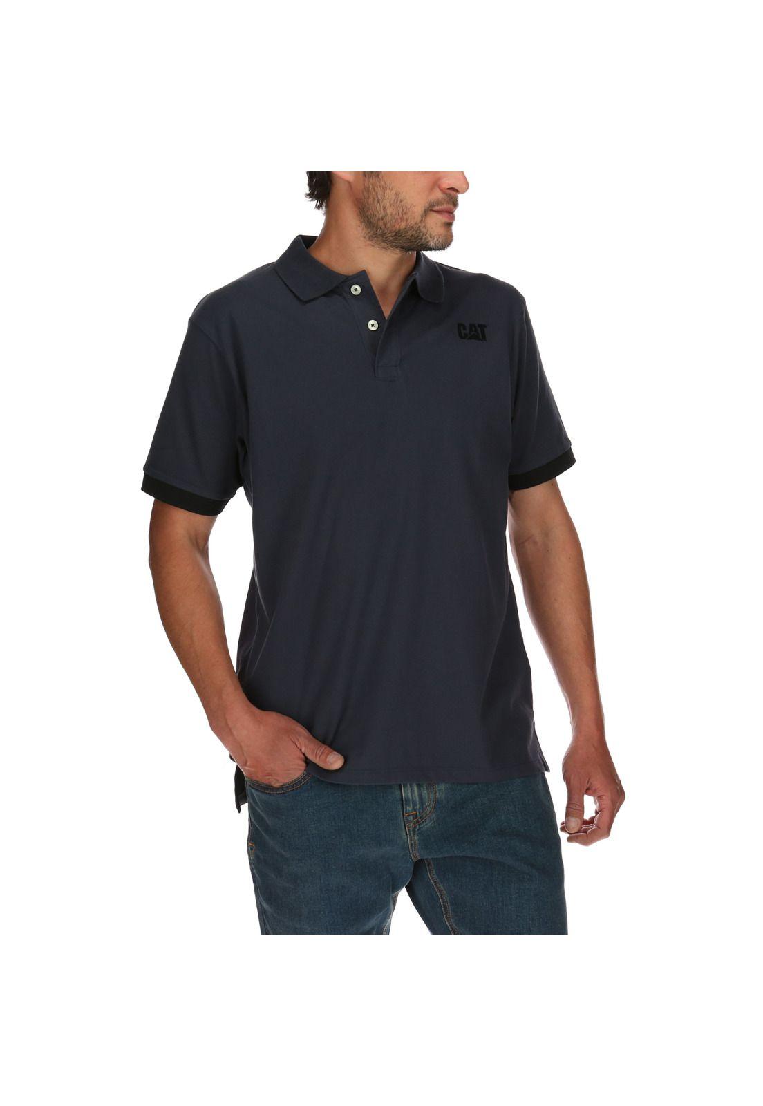 Polera Polo Hombre Foundation Stretch Polo Azul-3