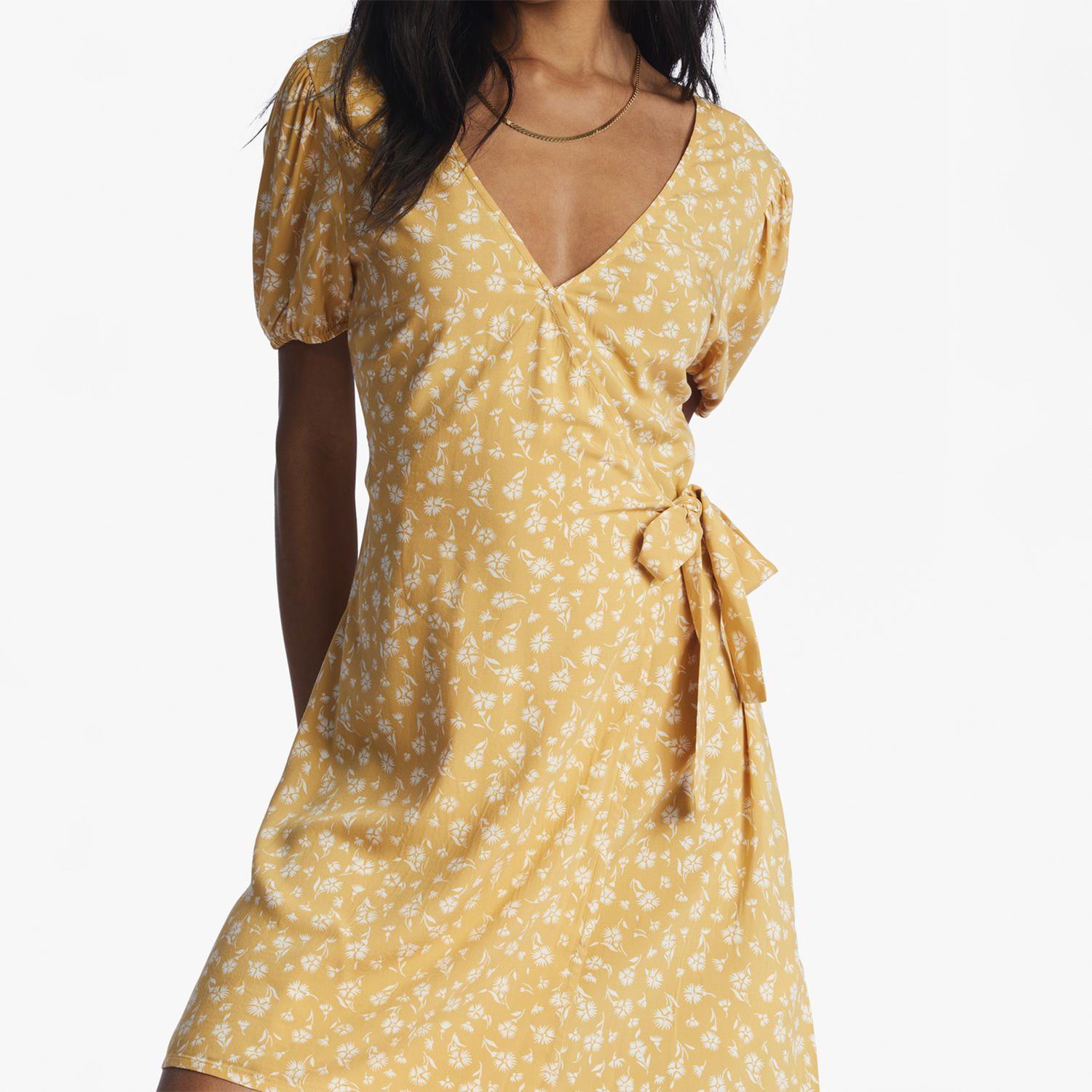 Vestido Mujer Hot Tropics Wvdr Amarillo-4