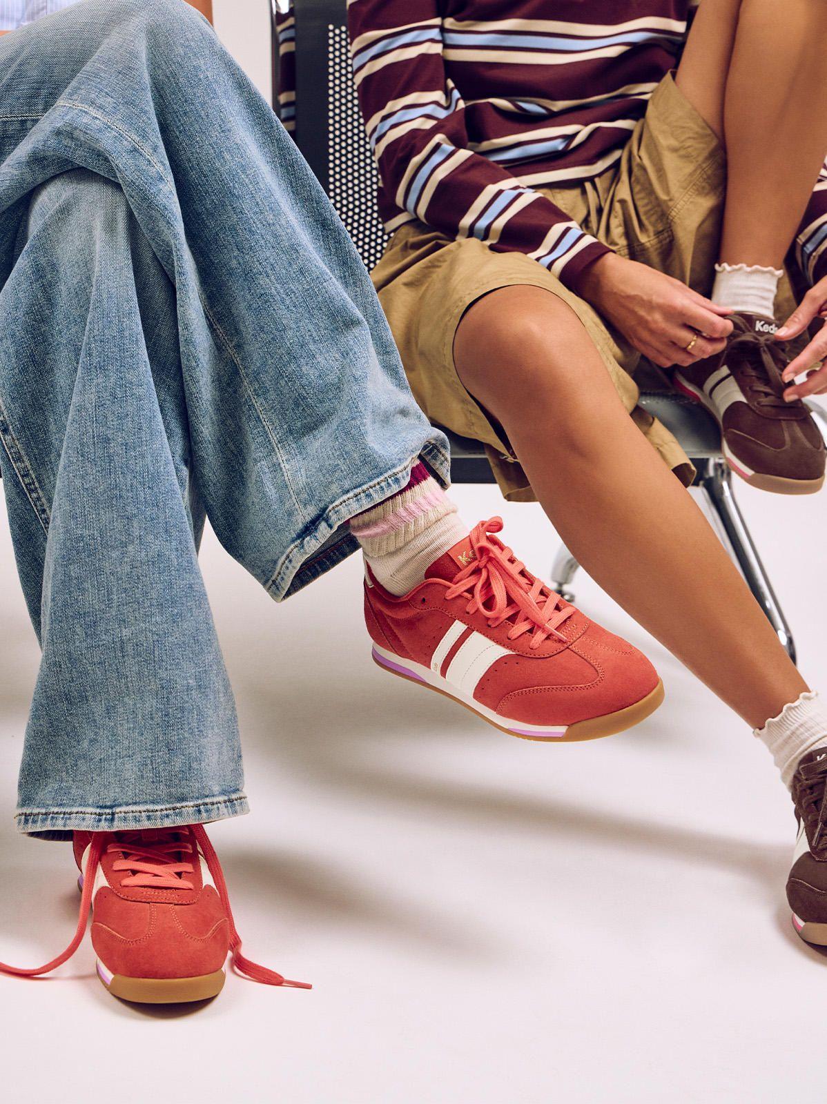 Zapatilla Revival Colorada-1