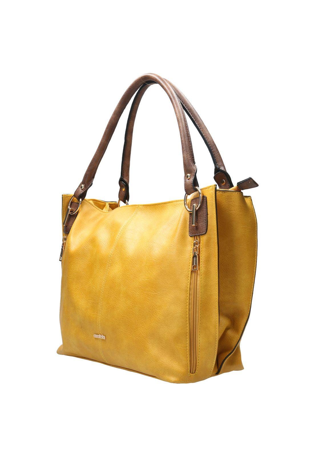 Cartera Mujer Power Bag Mostaza-1