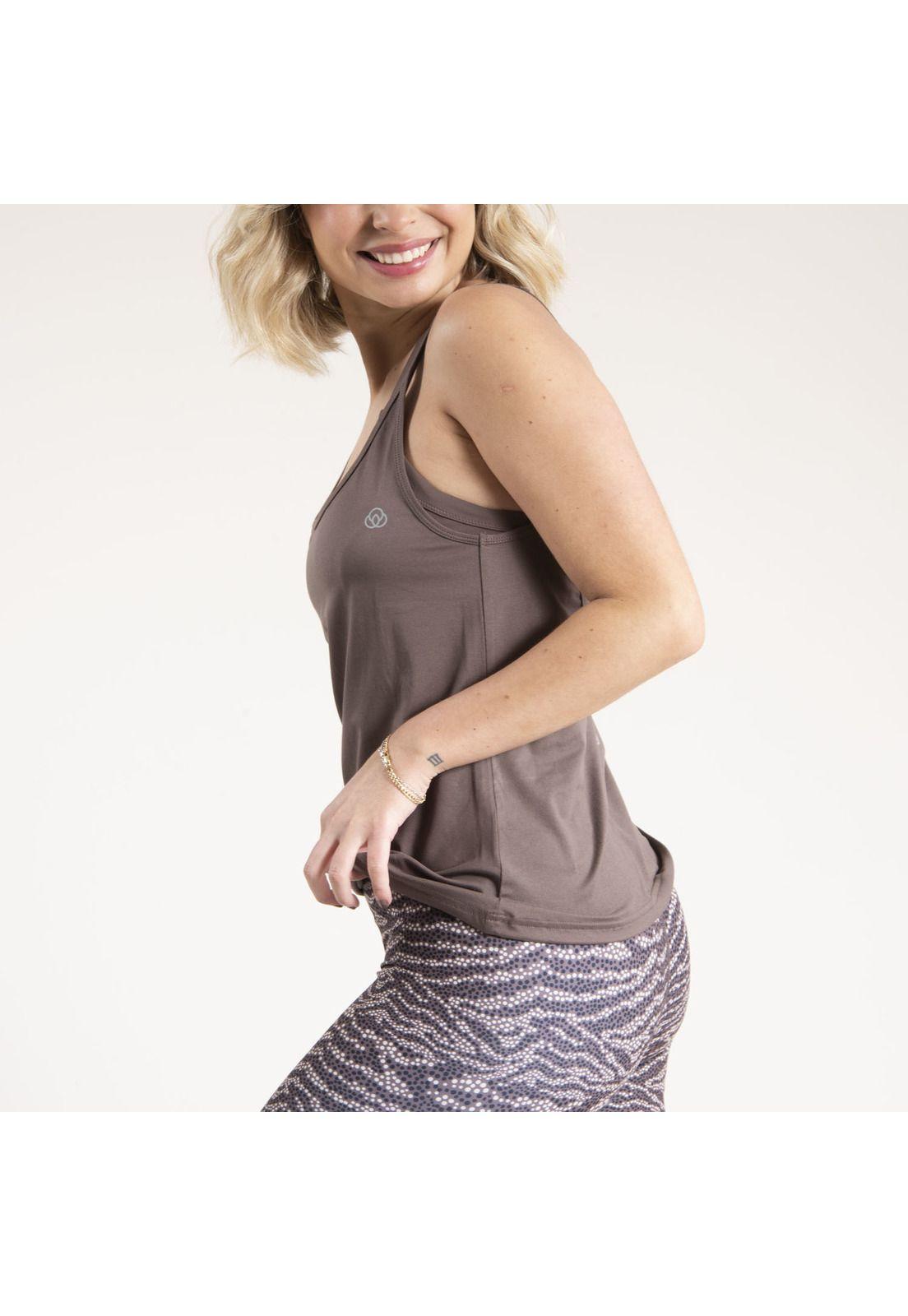 Polera Mujer Mallorca Tank Chocolate-0