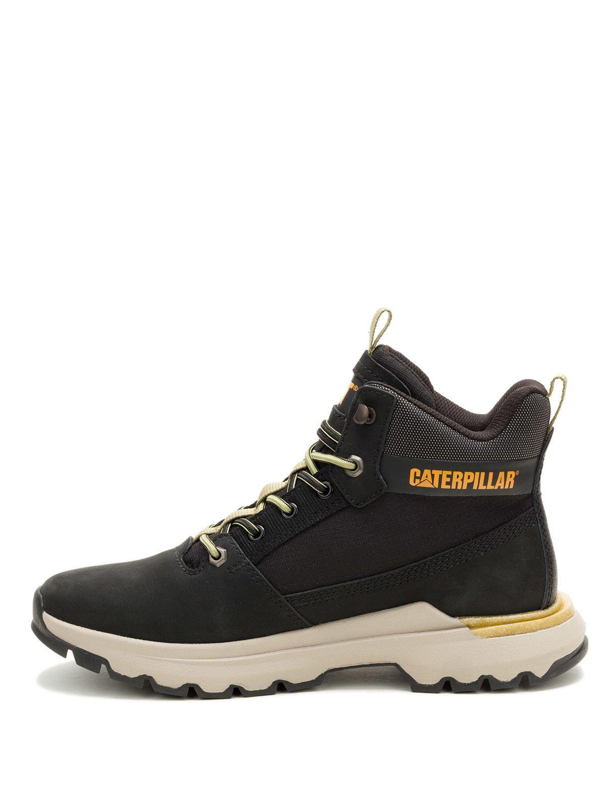 Zapatilla Cuero Hombre Colorado Sneaker Negro-3